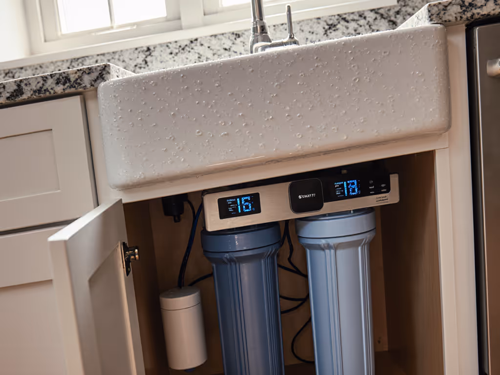 IoT Water Monitoring Predicts Sink Filter Changes