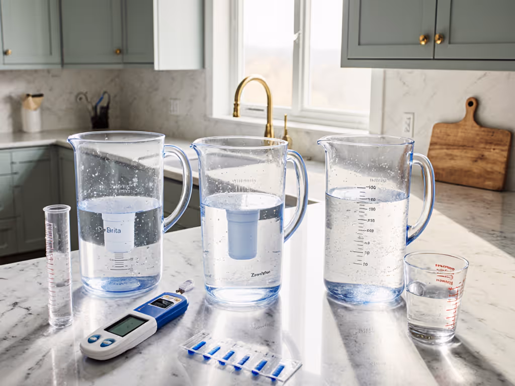 Proven Pitcher Water Filter Test: Brita vs PUR vs ZeroWater