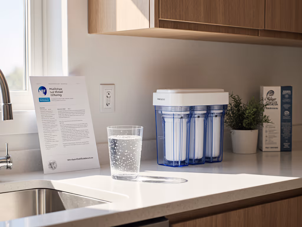 November 9, 2025: The Ultimate Checklist to Choose a Certified, Low-Waste Home Water Filter